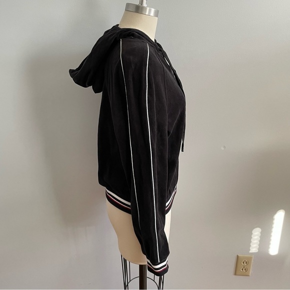 Laundry by Shelli Segal Zip Velour Hooded Zip Sweatshirt Jacket- Size Small- NWT - Picture 6 of 9